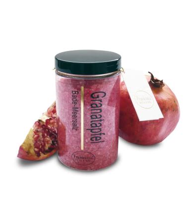 Bathing salt pomegranate 450g - vegan - sea salt dead sea salt - bathing crystals - bathing additive - body care - relaxation - fruity fragrance