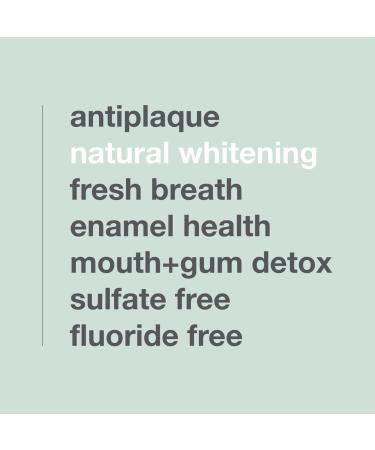 Davids Fluoride Free Toothpaste Teeth Whitening Antiplaque Promotes Enamel Health Mouth & Gum Detox EWG Verified Natural Peppermint - 5.25 Oz - Pack Of 3 - Buy Online on GoSupps.com