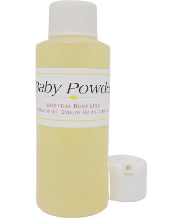 Baby Powder Scented Body Oil Fragrance Flip Cap - Gold - 2 oz. - ID#22584 2 Fl Oz (Pack of 1)