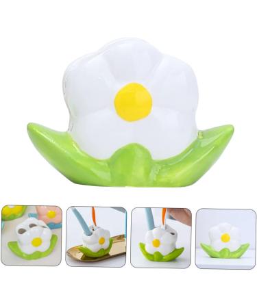 minkissy Working Desk tooth brush pen holder pencil holder counter rack child white toothbrush ceramics Sitting Desk - Buy Online on GoSupps.com