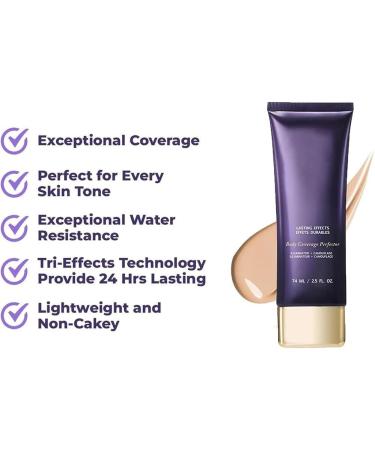 Coverpro Body Concealer Body Concealer Lotion Body Concealer for Scars Body Concealer with Sun Protectionm Body Concealer for Tattoos Full Coverage Long Lasting & Waterproof (2PCS) - Buy Online on GoSupps.com