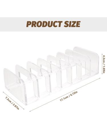 FOMIYES 5pcs Eye Shadow Storage Box Clear Makeup Case Cosmetic Organizer Vanity Holder Acrylic Shell - Buy Online on GoSupps.com