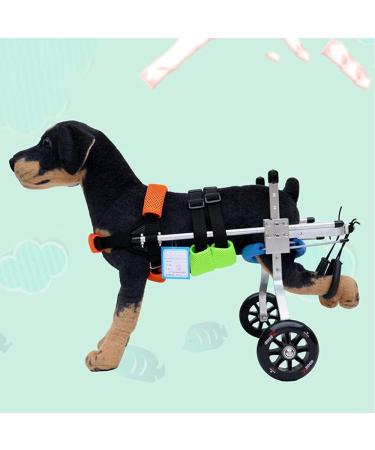 Pet Rehabilitation Cart Adjustable Dog Wheelchair for Back Legs Animal Exercise Wheels for Handicapped Hind Legs - Easy Assemble - 6 Sizes X - Small - Buy Online on GoSupps.com