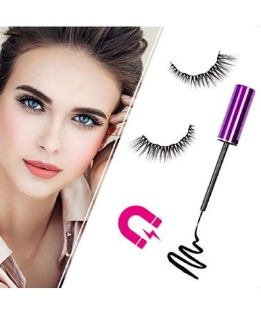 Magnetic Eyelashes with Magnet Eyeliner - Cat Eye | Lashes Set & Eyeliner | Best Artificial Eyelash Extensions - Buy Online on GoSupps.com
