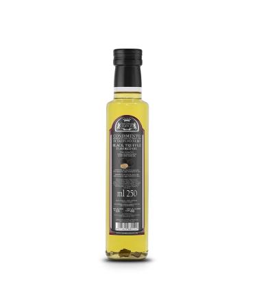 Valnerina Tartufi Black Truffle Oil 250ml | Black Truffle Flavored Olive Oil | Truffle Scented Seasoning |