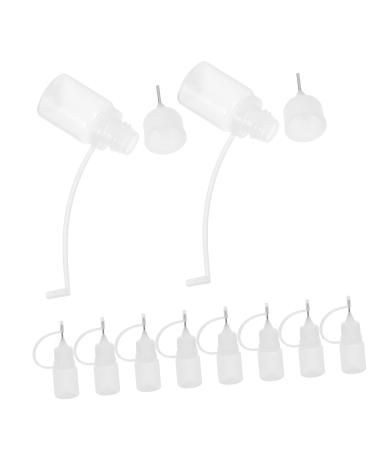 CANIGHT 10 pi ces Lot de Flacons Applicateurs avec Pointe Aiguille Pr cise pour Collage Bouteilles Squeeze tanches pour et Fragrances