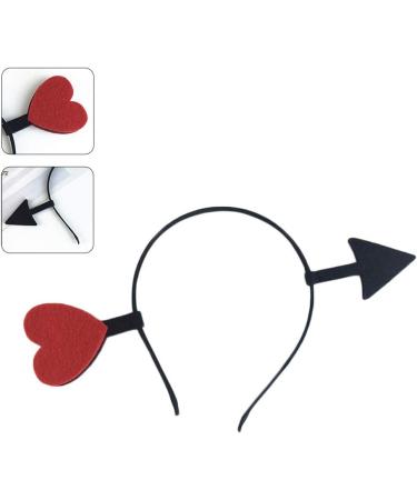 Funny Red Love Heart For Arrow Boppers Headband Valentines Day Elastic Hair Hoop Hair Accessories For Holiday Festival Photo Props Heart Arrow Boppers Headband - Buy Online on GoSupps.com
