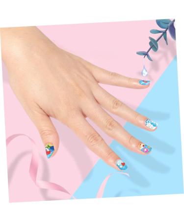 FRCOLOR Kids Nail Kit 4 Sets Children's Nail Art Toys Makeup Toy Nails Kit Glitter Outfit Toddler Suit Fingernail Kit Toys for Toddlers Toddler Girl Nail Stickers Manicure Paper 3d - Buy Online on GoSupps.com