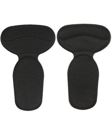 AKOAK Heel Cushion Inserts - Anti-Slip Shoe Grips for Too Big Shoes Blister Prevention Unisex Black & Beige - 2 Pairs - Buy Online on GoSupps.com