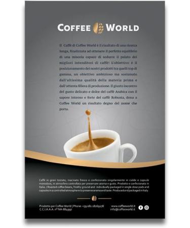 COFFEE WORLD Pack of 100 pods with a mild and creamy taste compostable paper filter pod in ESE44 format 7.5 g - Buy Online on GoSupps.com