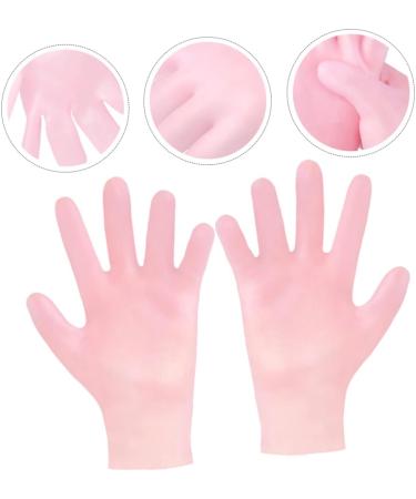 minkissy 1 Pair Whitening Moisturizing Gloves Waterproof Gloves Cotton Gloves for Women Moisturizing Gloves Dry Skin Gloves Moisturizing Gloves for Hand Sebs Pink Soft - Buy Online on GoSupps.com