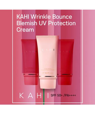 KAHI Wrinkle Bounce Blemish Essential Suncream SPF50+ PA++++ (1.69fl.oz) | Anti-Aging Sunscreen - Buy Online on GoSupps.com