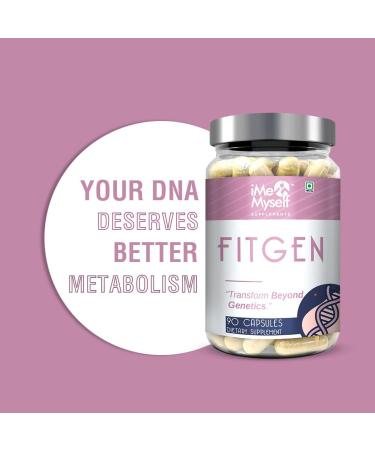 iMeMyself FITGEN 90 Capsules | Advanced Wellness Formula with CoQ10 Resveratrol & Premium Plant Compounds |Vegetarian Capsules for Comprehensive Nutritional Support 54g - Buy Online on GoSupps.com