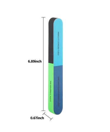 YIMICOO 12 PCS 7 Way Nail File and Buffer Block Set - Professional Manicure Tools for Women and Girls - Buy Online on GoSupps.com