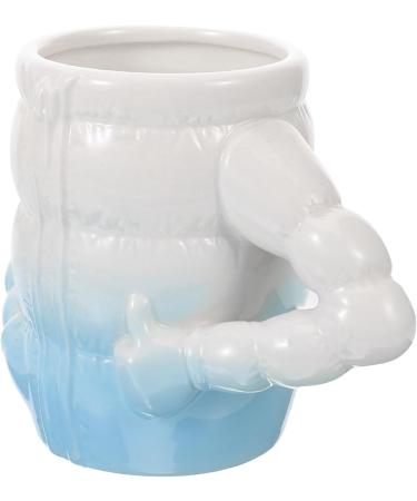 Healvian Ceramic Shaving Foam Bowl | Blue Shaving Accessories for Perfect Foam | International Shipping Available - Buy Online on GoSupps.com