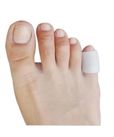 MYXP 2pcs Gel Toe Protectors for Men And Women Toe Caps for Foot Pain Relief - Flexible Cushions Toe Sleeves for Ingrown Toenails Corns Calluses Blisters