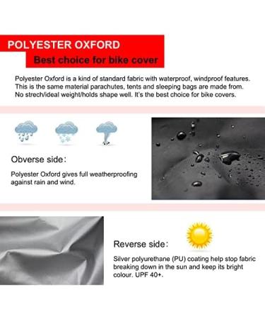 Kotivie Waterproof Lockable Bicycle Cover for 1-3 Bikes | Sun Protective & Foldable | Double Buckle Straps - Buy Online on GoSupps.com