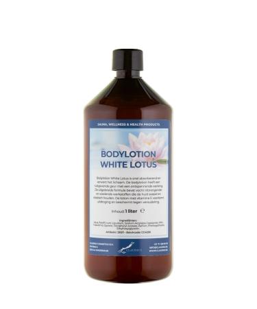 Claudius White Lotus Body Lotion - 1 liter with cap (amber)