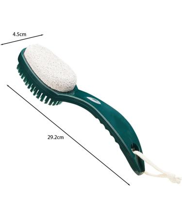 ZONADAH 2-in-1 Foot Brushes Pumice Foot Pumice Stone Brush with Handle Dead Skin Callus Remover Deeply Cleanse Your Feet Foot Care Smooth Skin Foot Scrubber - Buy Online on GoSupps.com