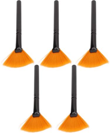 5 Pieces Fan Brushes Face Applicator Brush Soft Fan Brush Acid Applicator Brush Cosmetic Makeup Applicator Tools Mud Cream - Buy Online on GoSupps.com