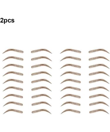 twcrvil Easy To Apply Eyebrows Professional Accessories Authentic Makeup Products Tint For Eyebrows Multiple Styles To Choose Brown-13 2pcs - Buy Online on GoSupps.com
