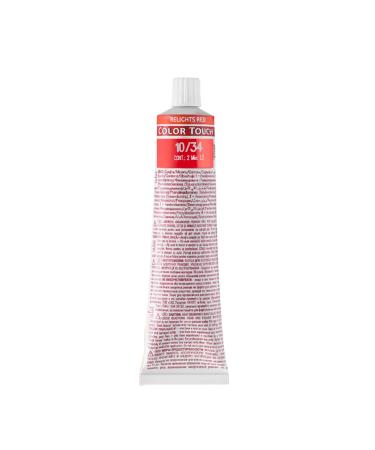 Wella Color Touch Vibrant Reds 10/34 60ml - colore semi permanente senza ammoniaca