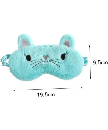 GLEAVI Travel Eye Mask - Comfortable & Breathable Eye Shade for Sleep & Travel | Fluffy Eye Cover & Cat Facial Mask - Perfect for Kids & Adults - Buy Online on GoSupps.com