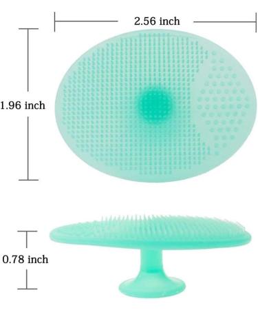 Uramoto Silicone Face Scrubber Brush - 12Pcs Exfoliator for Blackheads Facial Cleansing & Baby Shampoo - 6 Color Options - Buy Online on GoSupps.com