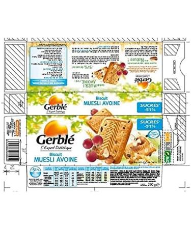 GERBL - Oat Muesli Biscuits 290G - Pack of 4 - Special Offer - Buy Online on GoSupps.com