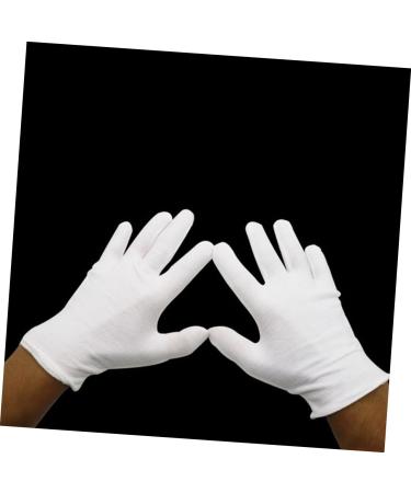 HAPINARY 16 Pairs White Cotton Gloves Cat Purse Industrial Gloves Grip Gloves for Work Mens Work Gloves Cotton Inspection Gloves Gavel Warm Cotton Mitts Miss Labor Protection Cotton Jewelry - Buy Online on GoSupps.com