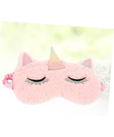Child's Pink Embroidered Eye Mask with Makeup Eyeshadow Design - 1 Count - Buy Online on GoSupps.com