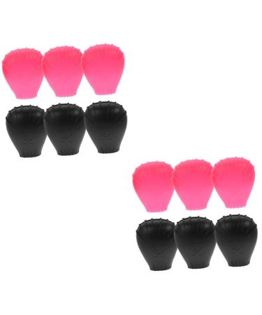 12 Pieces Dust Covers for Makeup Brush Covers for Cosmetic Cosmetic Brush Covers Silicone Makeup Brush Cosmetic Brush Protector Brush Silicone Covers Lips