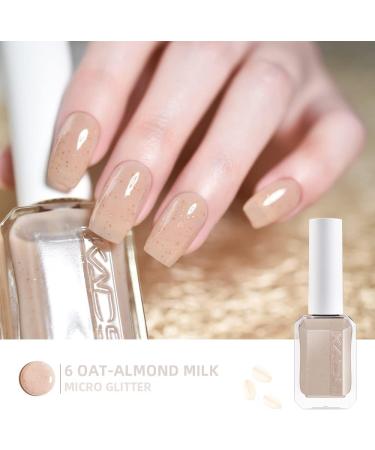 KADS Nail Polish Set - 5 Trendy Glitter Colors 24K Golden Color elegant - Buy Online on GoSupps.com