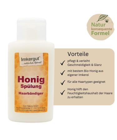 Imkergut Honey Conditioner - Nourishing Honey Formula | 200 ml | Real Beekeeper Honey for Soft Supple Hair - Buy Online on GoSupps.com