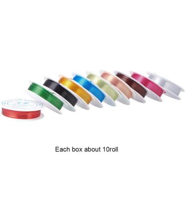 PandaHall 10 Rolls 160 FT 10 Colors 0.8mm Aluminum Craft Wire - Flexible Floral Colored Beading Wire for DIY Jewelry Making - Buy Online on GoSupps.com