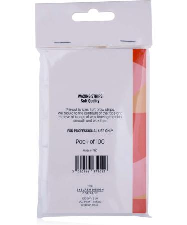 Hi Brow bandes non tiss es pour cire chaude et p te sucre 100 bandes d pilatoires en polyester ind chirable pour tout type de cire sur le visage - Buy Online on GoSupps.com