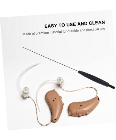 5pcs Vent Cleaning Brush Set | Ear Cleaner Earbud Jack Tool | Plastic Pole for Hearing Amplifier Cleaning | Ear Cleaning Tools - Buy Online on GoSupps.com