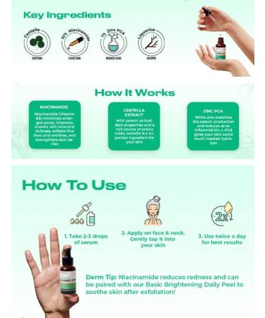 10% Niacinamide Face Serum| Acne Scars Acne Marks Redness & Skin Irritation|Lightweight & Quick-Absorbing|Fades Discoloration & Improves Skinne Texture|For All Skin Types|30 Ml - Buy Online on GoSupps.com