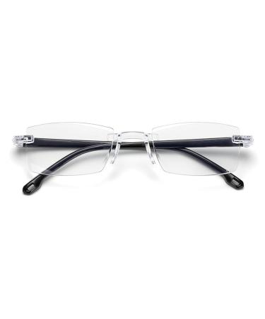 FDJZXW Frameless reading glasses Autozoom reading glasses are light and conveniently anti-blue light reading help clear focus glasses with automatic adjustment light reading glasses for women and men
