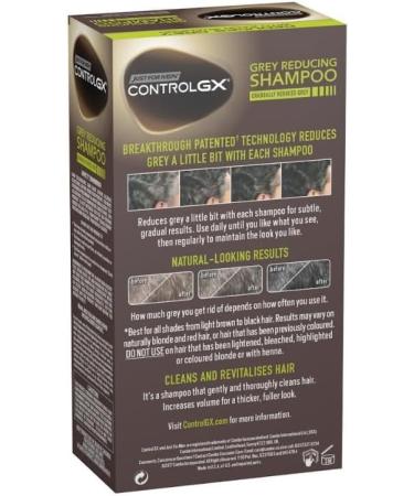  PROMOO Just For Men Control GX - Gray Hair Reducing Shampoo with Coconut Oil and Aloe Vera - New and Improved Formula - All Shades - 118 ml x 2 units Promoo - Buy Online on GoSupps.com