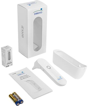Innovo 2021 Medical Ear Thermometer with Disposable Probes - Digital Fever Termometro, Off-White - Buy Online on GoSupps.com