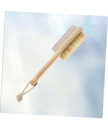 FRCOLOR Foot Care Brush Heel File Foot Spa Brush Foot Cleaning Brush Scrub Brush Foot Brush Pumice Exfoliating Brush for Feet Foot Pumices Pumice Stone Pedicure Brush Wooden Wash Feet - Buy Online on GoSupps.com