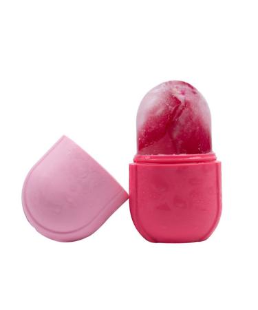 Acne needle skin care beauty lifting conturing tool silicone ice scooter balls face massage facial roller reduce acne relief fatigue acne needle (size: pink)