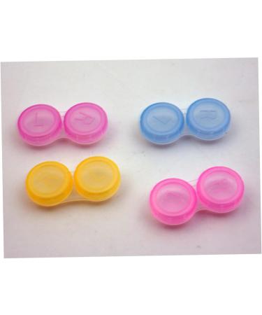 Solustre 10-Pack Colored Contact Lens Containers - Durable Travel Tanks for Safe Storage & Easy Access - Buy Online on GoSupps.com