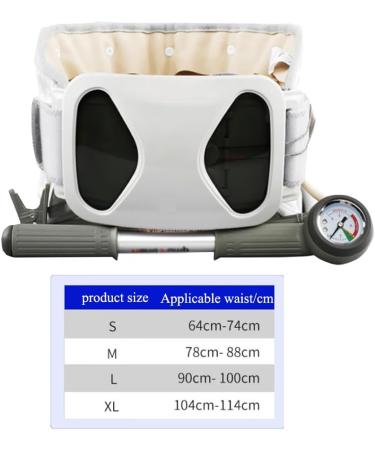 Rkxkj Waist Air Traction Belt - Lumbar Support with Longitudinal Pressure Technology for Optimal Spine Alignment - Buy Online on GoSupps.com