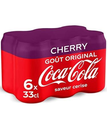 Coca-Cola Cherry Box 6 x 33 ml - Buy Online on GoSupps.com