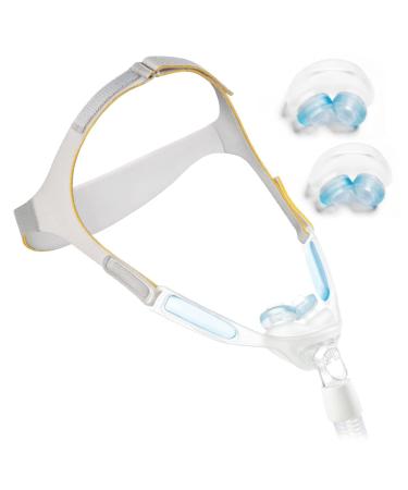 Nuance' Pro Gel Nasal with Adjustable Velcro Head Strap