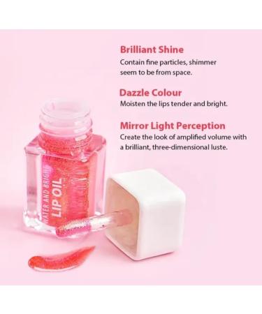 SOFTIZ Korean Crysta'l Jelly Lip Oil Gloss|Long Lasting Non-sticky Repair Moisturizing Hydrating Lip Oil Balm Tint | Waterproof Clear Transparent Lip Plumper for Womens| Lip Care Serum(Pack of 1 Pcs) - Buy Online on GoSupps.com