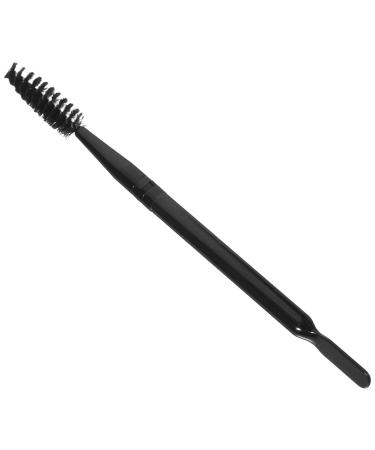 POPETPOP 1PC major Makeup Brush for Eyebrow Eyelash brush Eyebrow Brush for Women eyebrow brush Professional Eyebrow Brush Bamboo Eye shadow brush Wooden mascara M Black