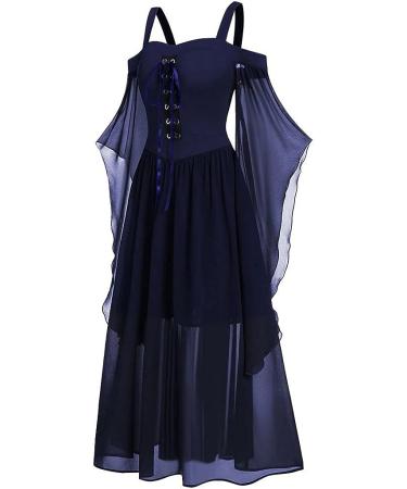 Halloween Women's Plus Size Cold Shoulder Costume - Navy XX-Large - Buy Online on GoSupps.com